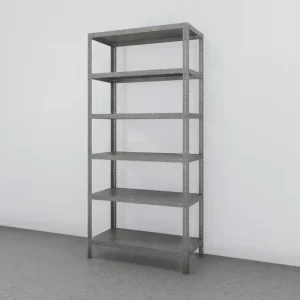 Estante Metálico Galvanizado 930xH2000 mm con 4, 5 o 6 niveles de bandejas